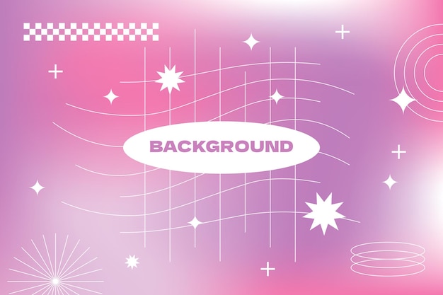 Gradient Y2K Background