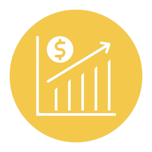 Graph icon vector image Can be used for Crisis Mangement