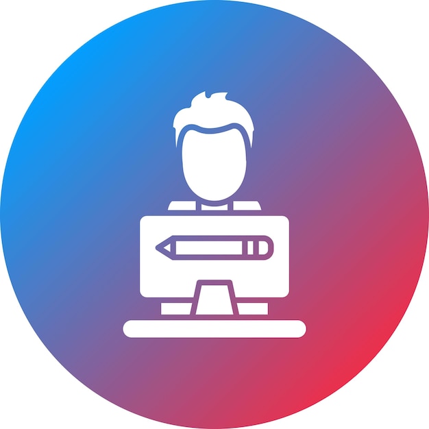 Graphic Designer icon vector image Can be used for Computer Programming