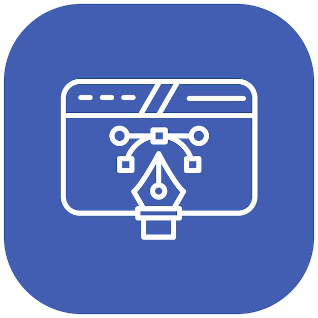 Graphic Designer vector icon Can be used for Journalism iconset
