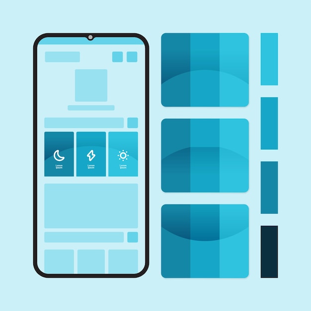 graphic elements for user interface design