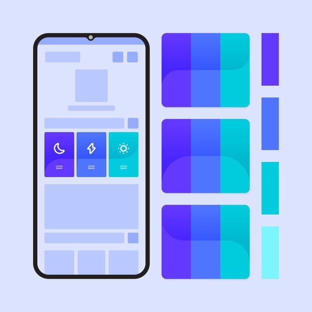 graphic elements for user interface design