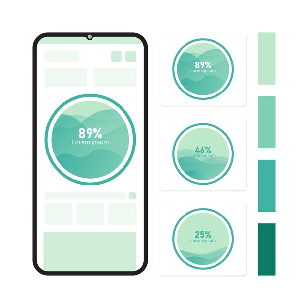 graphic elements for user interface design