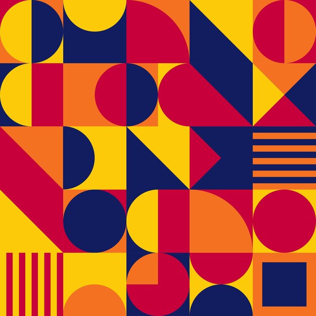 Graphic geometric background design banner element line dot halftone vector shapes colorful shapes