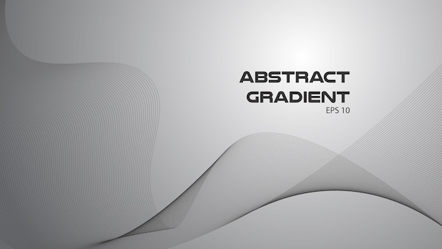 Gray abstract background with curve line for backdrop or presentation