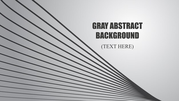 gray abstract background with curve line vector image illustration for backdrop or wallpaper