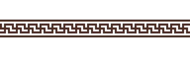 greek key seamless border pattern collection decorative ancient meander greece ornament