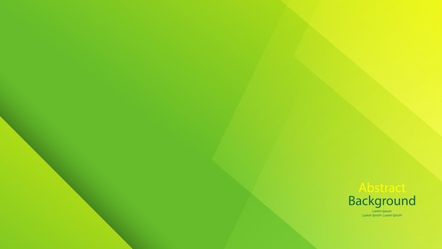 green and Yellow color background abstract art vector