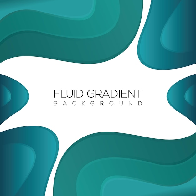 Green background fluid
