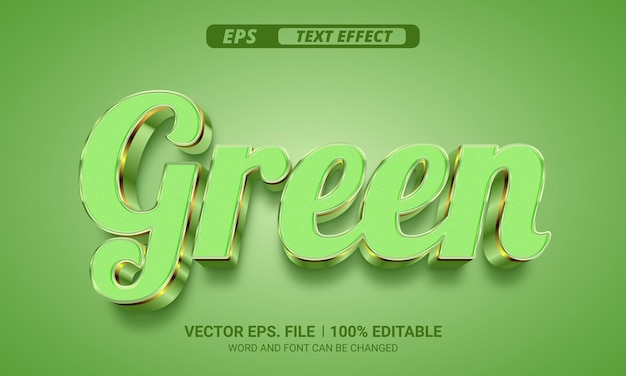 Green text effect on green background