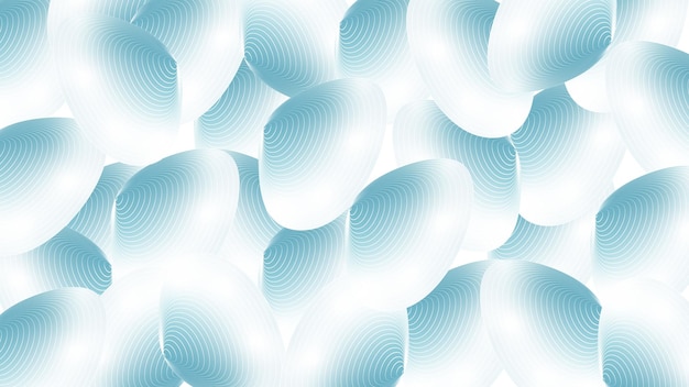 Green tosca shell clam scallop shape abstract background for design