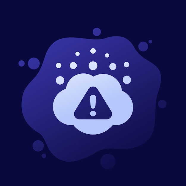 greenhouse gas emissions ghg vector icon