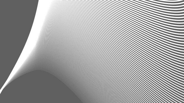 Grey and white abstract background with curve stripes line for backdrop or presentation