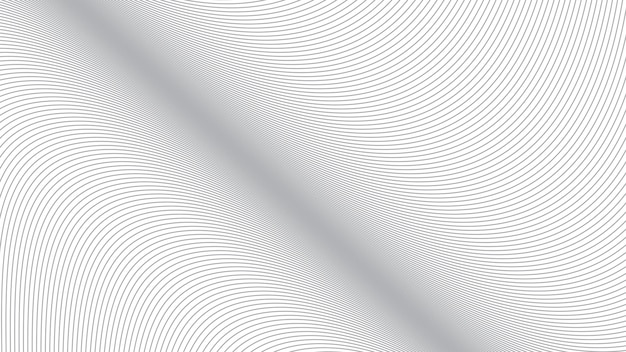 Grey curve lines abstract background vector image for backdrop or presentation