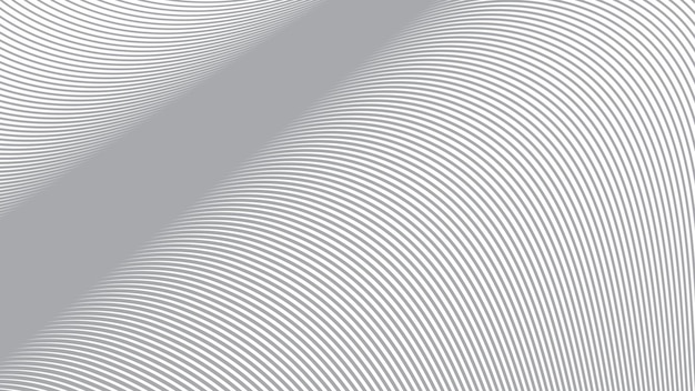 Grey curve lines abstract background vector image for backdrop or presentation