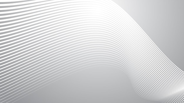 Grey gradient with curve line abstract background vector image for backdrop or presentation