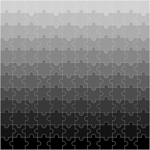 Grey pattern or background with shades in the form of a puzzle