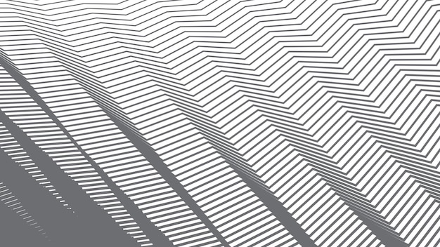 Grey stripes zig zag curve lines abstract background for backdrop or fabric style