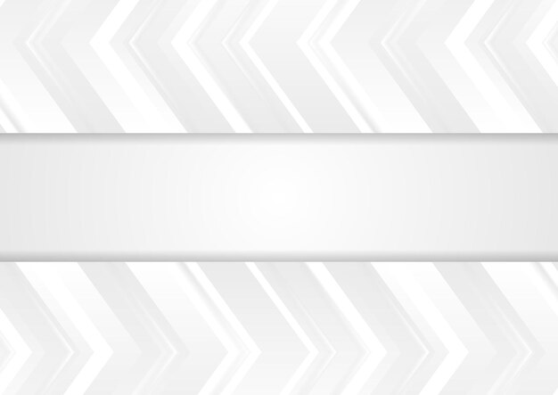 grey tech abstract corporate arrows background vector geometry design