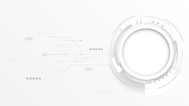 grey white abstract technology background hi tech digital connect communication high technology