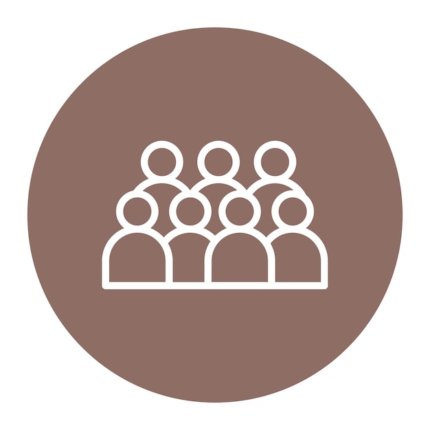 Groups icon vector image Can be used for Social Relationship
