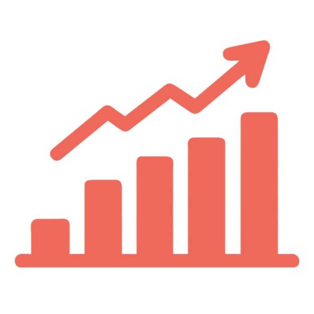 growing economy pictogram