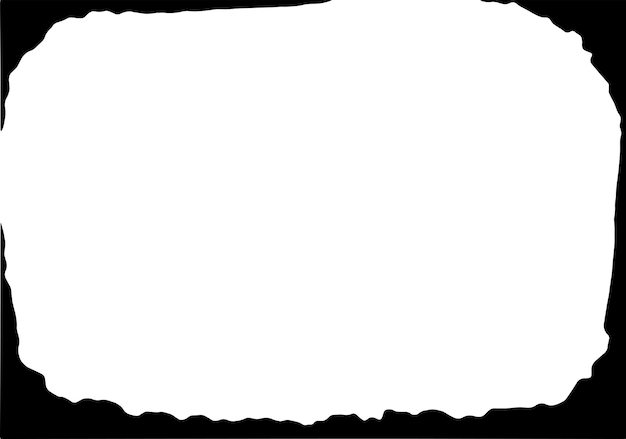 Grunge border vector texture background Abstract frame overlay Dirty and damaged backdrop Vector graphic illustration with transparent white EPS10