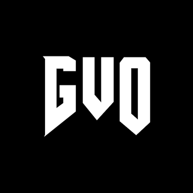 gvo letter logo design for technology company gvo logo design black and white color combination gvo logo gvo vector gvo design gvo icon gvo alphabet gvo typography logo design