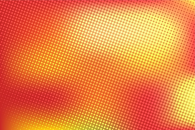 Hafttone pattern in yelloworange tones vector abstract gradient background