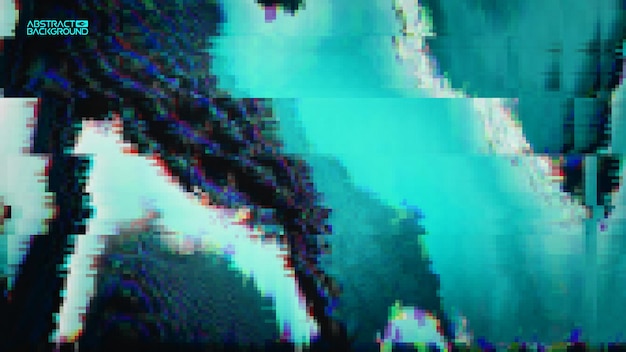 Häiriötaide, digitaalinen vektori-kuvitus. Graafista vektori-taidetta. Häiriö, digitaalinen väripikselikohina. Abstrakti grunge-tekstuuri.
