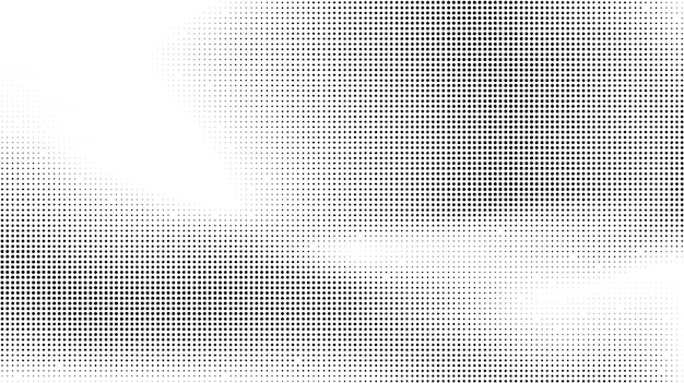 Halftone background. Grunge halftone pop art texture. White and black abstract wallpaper