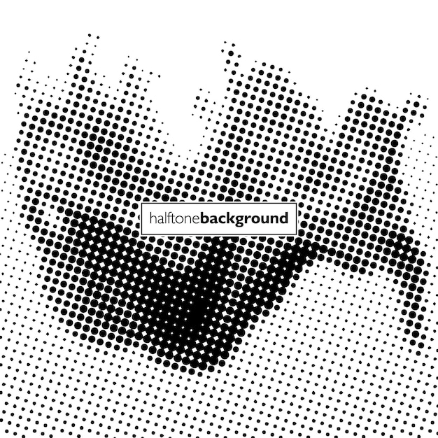 HALFTONE BLACK AND WHITE BACKGROUND COVER