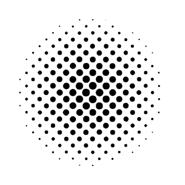 halftone dot tone grunge effect abstract pattern texture vector graphic retro illustrationgradient