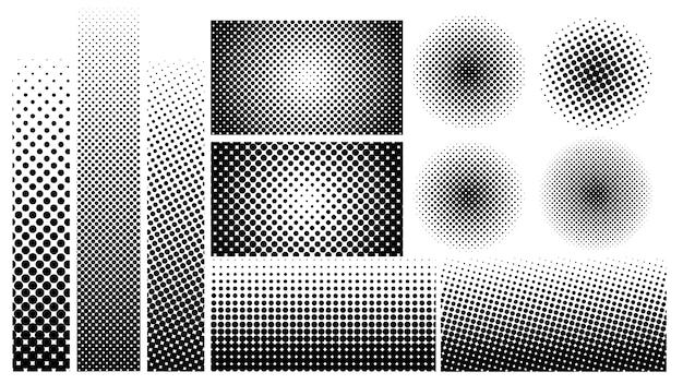Halftone Dots element in vintage style for decorate.