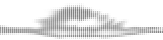 halftone dotted element for creative vector element