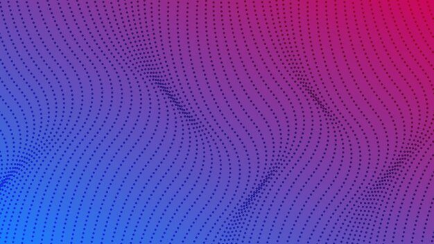 Halftone gradient background with dots. Abstract purple dotted pop art pattern in comic style. Vector illustration