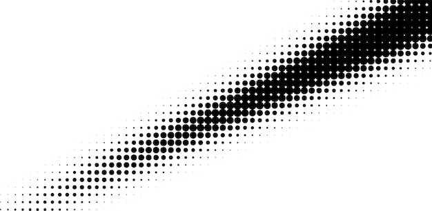 Halftone gradient dot patterns background