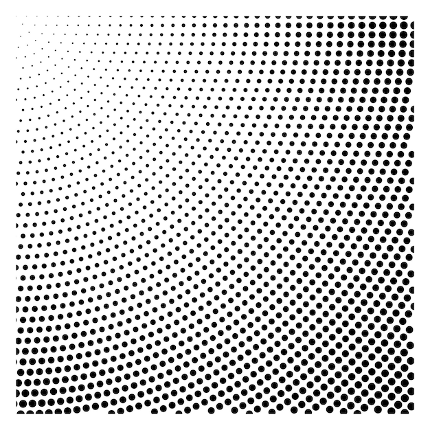 Halftone gradient texture square Geometric dot pattern