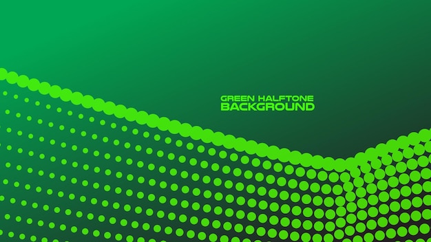 halftone green background with gradient for backdrop or presentation