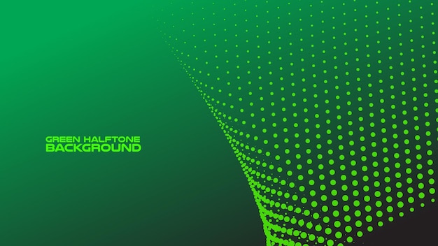 halftone green background with gradient for backdrop or presentation