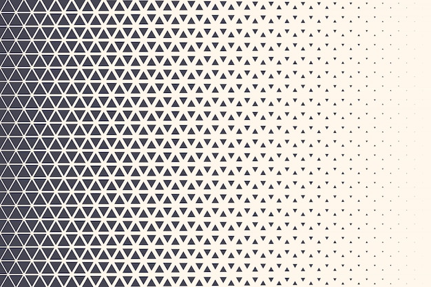 halftone triangles pattern technology abstract geometric background