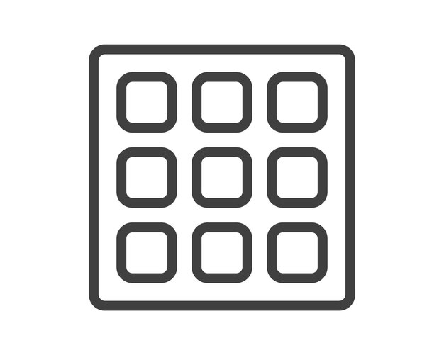 Hamburger-valikon ikoninapit, verkkosivuston käyttöliittymä, mobiilisovellus, vektori-elementit, käyttöliittymäikonit