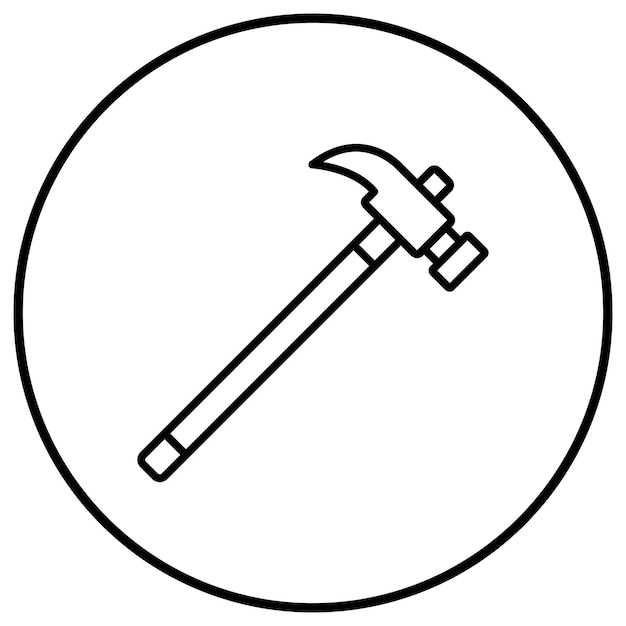 Hammer vector icon Can be used for Construction Tools iconset