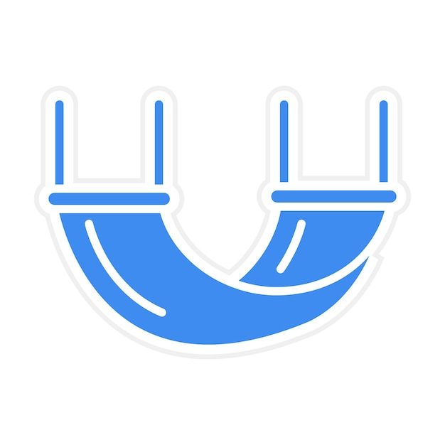 Hammock icon vector image Can be used for Pirate