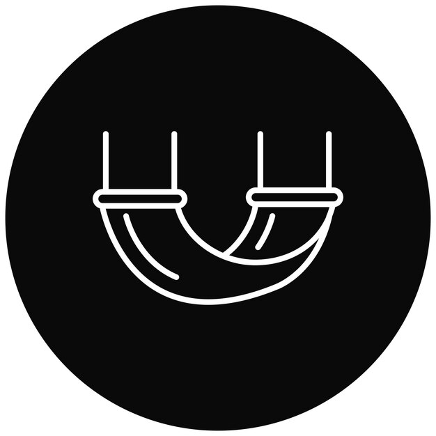 Hammock icon vector image Can be used for Pirate