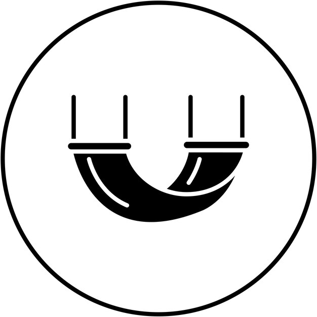 Hammock icon vector image Can be used for Pirate