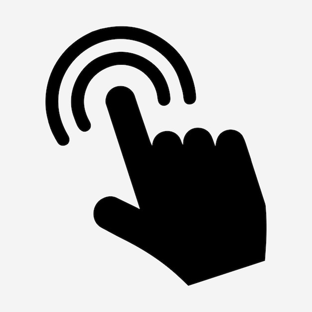 Hand Cursor click icon