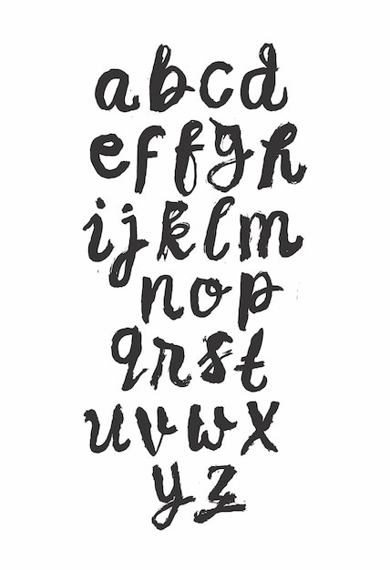 Hand drawn alphabet letters, the letters a, b, c, d, d, d, d, d, d, d, d, d, d, d, d, d