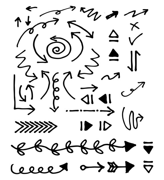 HAND DRAWN ARROWS