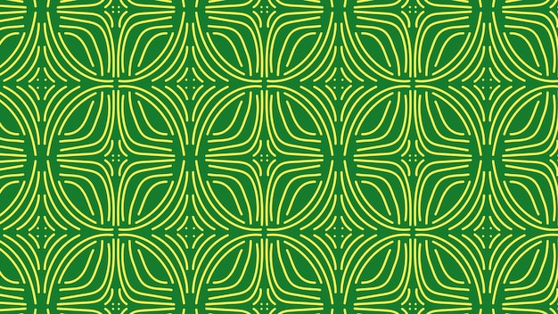 hand drawn monoline pattern